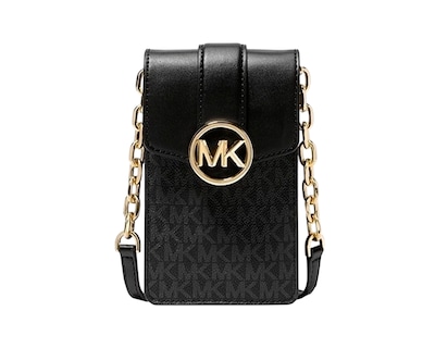 Foto 1 | Foto 1 | Bolsa para Celular Michael Kors Carmen Logo Crossbody 35s2gnmc5b Negra