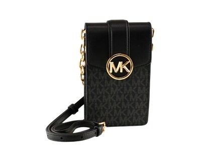 Foto 3 | Foto 3 | Bolsa para Celular Michael Kors Carmen Logo Crossbody 35s2gnmc5b Negra