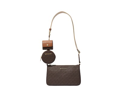 Foto 1 | Foto 1 | Bolsa Bandolera Michael Kors Jet Set Logo Crossbody 35s2gtvc1b Café