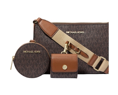 Foto 3 | Foto 3 | Bolsa Bandolera Michael Kors Jet Set Logo Crossbody 35s2gtvc1b Café