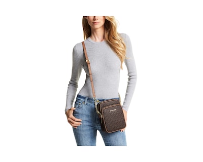 Foto 4 | Foto 4 | Bolsa Crossbody Michael Kors Jet Set Travel Logo 35f1gtvc2b Café