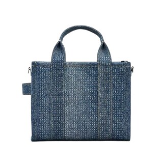 Foto 3 | Foto 3 | The Tote Bag Marc Jacobs Crystal Denim Small Mezclilla Chica