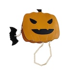 Bolso Bandolera Mujer Moda De Crossbody Halloween Calabaza Color Naranja