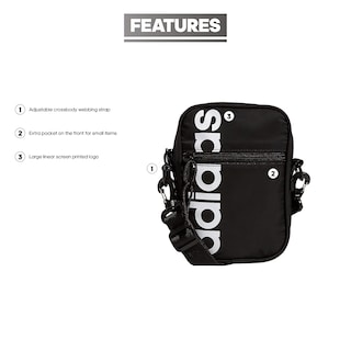Foto 3 | Foto 3 | Bandolera Adidas Must Have Festival Small En Blanco Y Negro - Venta Internacional.