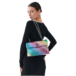 Foto 5 | Foto 5 | Bolsa Kurt Geiger Kensington Multi Arcoíris Pastel Mediana 9797499109