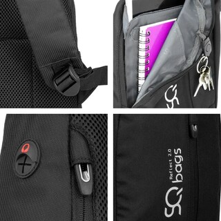 Foto 4 | Foto 4 | Crossbody 2.0 SQbags Negra