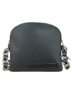 Foto 1 | Foto 1 | Bolsa Steve Madden Crossbody Negro Piel con Doble Asa