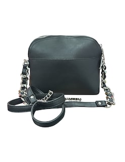 Foto 4 | Foto 4 | Bolsa Steve Madden Crossbody Negro Piel con Doble Asa