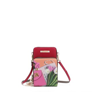 Foto 3 | Foto 3 | Bolsa Portacelular Nicole Lee Estampada Violet Blossom