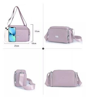 Foto 4 | Foto 4 | Bolsa Bandolera Mujer Moda Dama Crossbody Gran Capacidad Color Violeta Xtellar