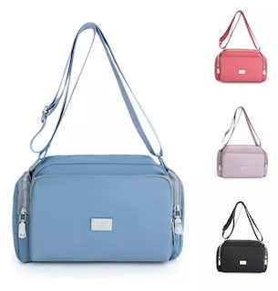 Foto 3 | Foto 3 | Bolsa Bandolera Mujer Moda Dama Crossbody Gran Capacidad Color Celeste Xtellar