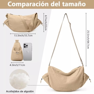 Foto 2 | Foto 2 | Bolso Crossbody Xtellar Color Caqui