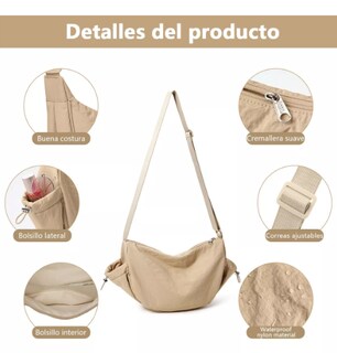 Foto 3 | Foto 3 | Bolso Crossbody Xtellar Color Caqui