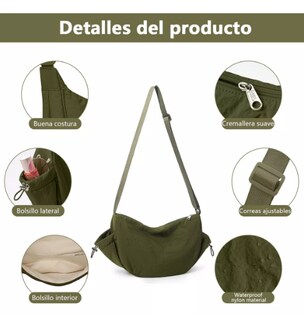 Foto 3 | Foto 3 | Bolso Crossbody Xtellar Para Mujer Color Verde