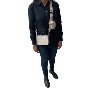 Foto 5 | Foto 5 | Bolsa Para Dama Steve Madden Bevelymm Mini Cream Vanila