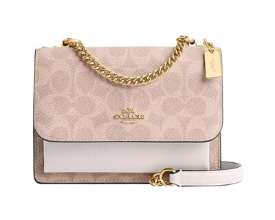 Foto 1 | Foto 1 | Bolsa Coach Mini Klare Crossbody Bag Signature Canvas Cw206 Color Beige