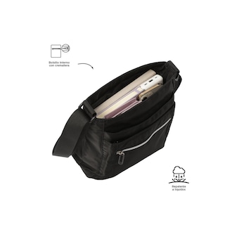 Foto 5 | Foto 5 | Totto Bolsa De Dama - Mujer Crossbody Bandolera Sup241 Negro