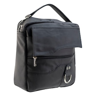 Foto 2 | Foto 2 | Mariconera Unisex Negro Piel Piel Roma Nueva Imagen