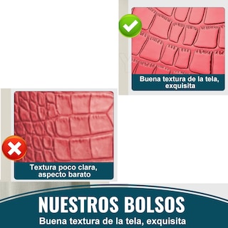 Foto 4 | Foto 4 | Bolsa Bandolera Lab.g Mujer Moda Cartera Crossbody Tote Hombro Rojo