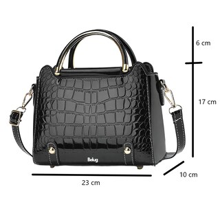 Foto 5 | Foto 5 | Bolsa Bandolera Belug Mujer Moda Cartera Crossbody Tote Hombro Negro