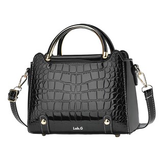 Foto 1 | Foto 1 | Bolsa Bandolera Lab.g Mujer Moda Cartera Crossbody Tote Hombro Negro