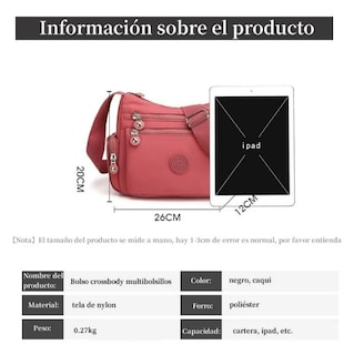 Foto 2 | Foto 2 | Bolsa Xtellar Impermeable Dama Bolsa Cruzada Mujer Casual Bolsas