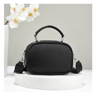 Foto 3 | Foto 3 | Bolso De Mujer De Varios Pisos Piel Lab.g, Negro