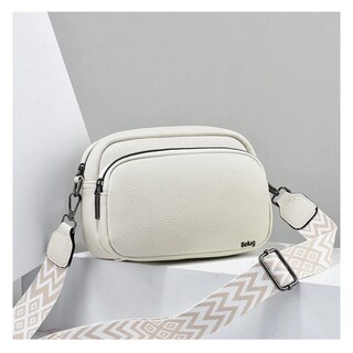 Foto 3 | Foto 3 | Bolso De Moda De Piel Blanda Y Correas Belug Blanco