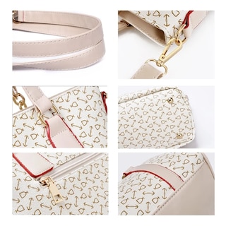 Foto 3 | Foto 3 | Set 6 Bolsas Mujer Cartera Estampada Moda Dama Cosmetiquera Marron