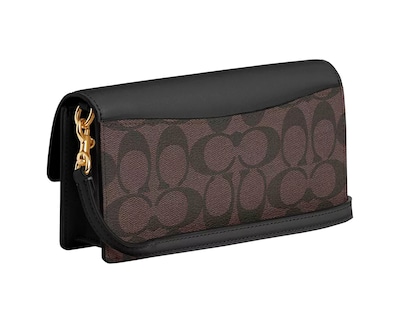 Foto 2 | Foto 2 | Bolsa Coach Eliza Small Flap Crossbody Signature Canvas Cp044 Color Café