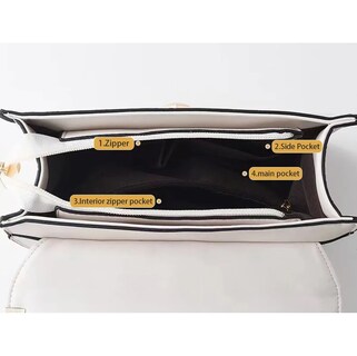 Foto 5 | Foto 5 | Bolso Belug De Gran Capacidad Blanco