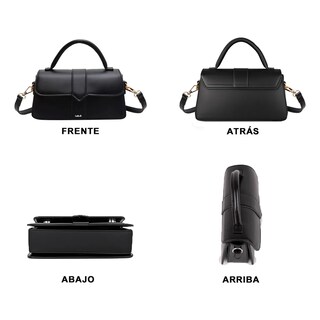 Foto 3 | Foto 3 | Bolsas Lab.g Crossbody Dama Moda Impermeables Negro