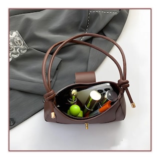 Foto 5 | Foto 5 | Bolsas Lab.g Elegantes Para Mujer Cruzado Marron Oscuro