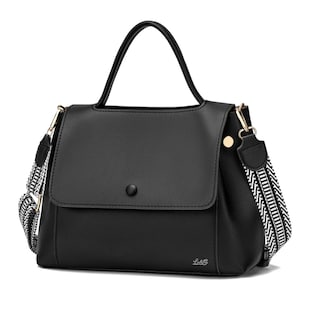 Foto 4 | Foto 4 | Bolso Bandolera Couro Piel Para Mujer Gran Capacidad Lab.g Negra