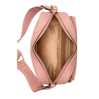 Foto 2 | Foto 2 | Bolsa Crossbody Guess Zinnia Top Zip Color Rosa De Piel Sintética Saffiano