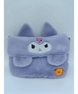 Foto 3 | Foto 3 | Bolso De Mano Lab.g De Felpa Kuromi Melody Morado
