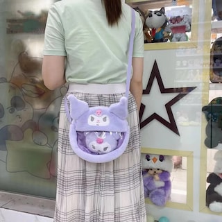 Foto 4 | Foto 4 | Bolso Belug Cruzado Transparente Kuromi Morado