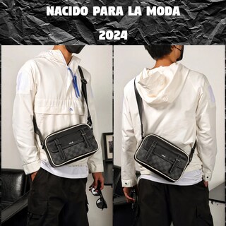 Foto 2 | Foto 2 | Bolso  Lab.g De Hombro A Cuadros Negro Caudros Linea Beige