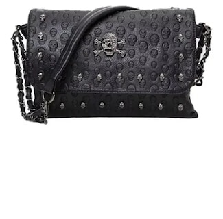 Foto 1 | Foto 1 | Bolso Mujer Xtellar Diseño De Calavera Con Remache Color Negro