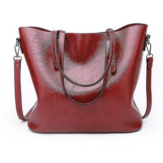 Foto 1 | Foto 1 | Bolso De Mano Huoguo Lady Shoulder Messenger De Piel Sintética Rojo Vino - Venta Internacional.