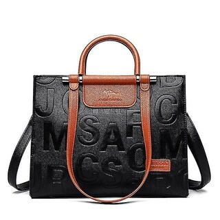 Foto 1 | Foto 1 | Bolso De Mano Huoguo De Gran Capacidad De Piel Retro Para Mujer Color Marrón - Venta Internacional.