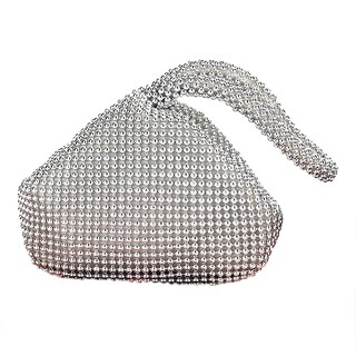 Foto 1 | Foto 1 | Bolso De Noche Huoguo Abalorios De Aluminio Para Mujer Satinado - Venta Internacional.