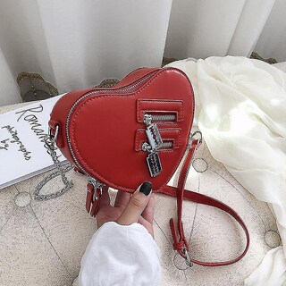 Foto 1 | Foto 1 | Bolso Bandolera Huoguo Red Love En Forma De Corazón - Venta Internacional.