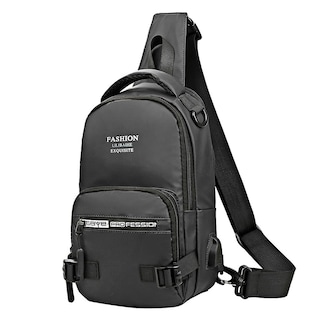 Foto 1 | Foto 1 | Bolso De Pecho Huoguo Unisex Moderno Exterior Impermeable Oxford - Venta Internacional.