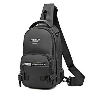 Foto 2 | Foto 2 | Bolso De Pecho Huoguo Unisex Moderno Exterior Impermeable Oxford - Venta Internacional.
