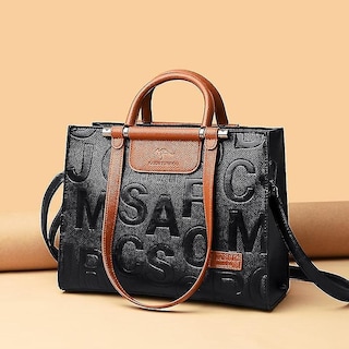 Foto 2 | Foto 2 | Bolso De Mano Huoguo De Gran Capacidad De Piel Retro Para Mujer Color Marrón - Venta Internacional.