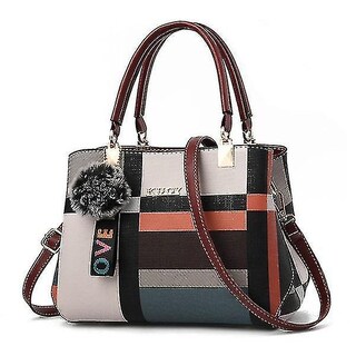 Foto 1 | Foto 1 | Bolso De Mano Huoguo Crossbody De Piel Para Mujer  Color Burdeos - Venta Internacional.