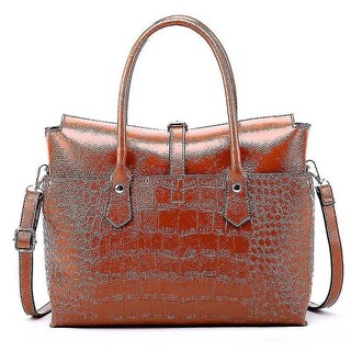 Foto 1 | Foto 1 | Bolso De Mano Huoguo Para Mujer Casual De Piel Sintética Marrón - Venta Internacional.