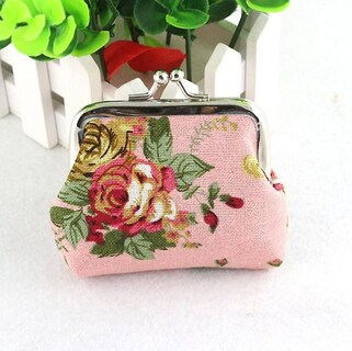 Foto 2 | Foto 2 | Cartera Huoguo Retro Vintage Flower Para Mujer En Lona - Venta Internacional.