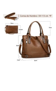 Foto 2 | Foto 2 | Bolsas Xtellar Para Mujer De Cuero Pu Bandoleras Para Mujer De Moda